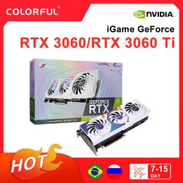 Colourful New Graphic Card GDDR6X rtx 3060 3060Ti 8GB 12GB Gaming GPU Video Cards 256 Bit RTX3060 3060TI placa de vdeo LHR