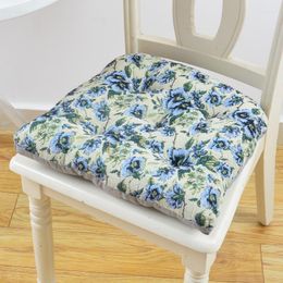 Pillow Winter Home Chair Seat Pad Office Back Support Thick Cotton Linen Decorative Pouffe Sofa Dining El Room Decor