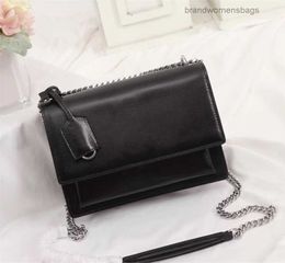 lüks tasarımcı flep çanta çanta gün batımı orijinal deri kadın omuz çantaları moda orta crossbody çanta marka