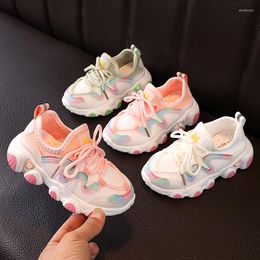 Athletic Shoes Kids Girls Sneakers 2023 Baby Boys Casual Non-slip Children Sport Fashion Cool Autumn Running Shoe SYR012