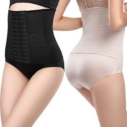 Women's Shapers Front Buckle Six Breasted Women Waist Trainer Cincher Body Shaper Underwear Lingerie Modelling Strap Belt Slimming Corset