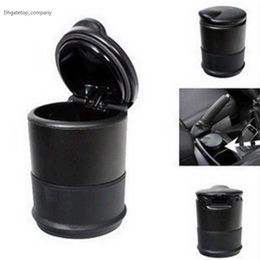 New Car Styling The Ashtray Cover Light Bar Abs Portable Oil Cigarette Cup Sundries Storage Air Purification Interior Accessories