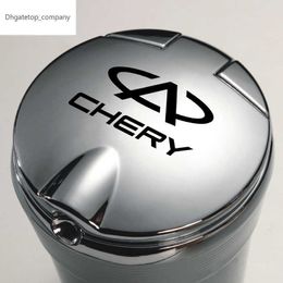 New Car Ashtray With Led Lights With Cover Creative for Chery Tiggo 3 4 5 8 7 5X 2019 2020 Car Inside The multi-function Supplies