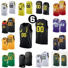 Custom 2022-23 New Printed Basketball Jerseys 2 Collin 16 Simone 24 Walker Sexton Fontecchio Kessler 11 Mike 23 Lauri Conley Markkanen 5 Malik Beasley 6 patch