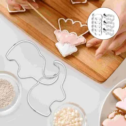 Baking Moulds Cookiemolds Elephantmold Fondant Diy Christmas Pastry Metal Biscuit Mould Chocolate Candy Cake Animal Press Soap Ring