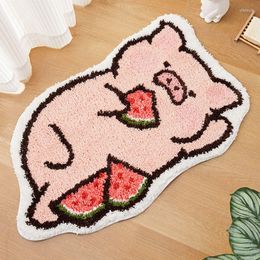 Carpets Cute Cartoon Window Cushion Bedside Decorative Foot Household Toilet Bathroom Door Absorbent Floor Mat