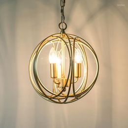 Chandeliers Minimalism Chandelier Lighting Bedroom Gold Ball Led Light For Dining Room Store Project Hanging Lamp Cage Kitchen