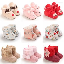 First Walkers Born Winter Cute Shoes For Girls Walk Boots Boys Star Ankle Kids Toddlers Comfort Soft Borns Warm Knitted Bootie