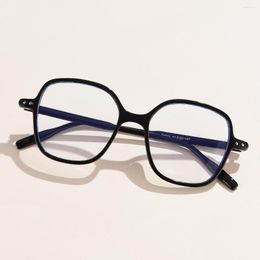Sunglasses Frames Women Transparent Computer Glasses Big Lens Clear Eyeglasses Fashion Fake Optical Myopia Glass Spectacles Eyewear