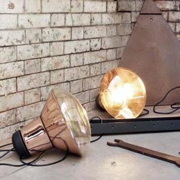 Pendant Lamps Colour Glass Big Edison Bulb Light Nordic Style Simplicity Dining Room Copper Studio Cafe