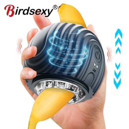 Beauty Items Automatic Male Masturbator Cup Vagina Masturbation Blowjob Man Mastuburator sexy Toys for Men Adult Goods Electric Mastubator