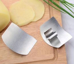 Kitchen Tool Stainless Steel Knife Finger Fingers Protector For Cutting Safe Slice Cooking Fingers Protection Tools