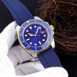 AAA Mens Watch 40MM watches Men Watch Ceramic Stainless Steel Original Rubber Bracelet Automatic Movement Auto Date Classic Wristwatches