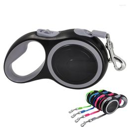 Dog Collars 5m Pet Leash For Large Dogs Durable Nylon Retractable Big Walking Leashes Leads Automatic Extending Rope