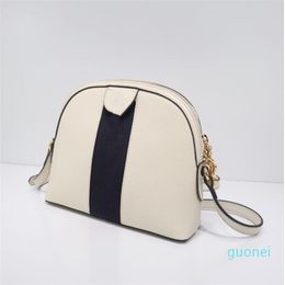 2021 Fashion brand lady handbag purses high quality crossbody bags letter stitching striped shoulder bag shell bag Q45307F