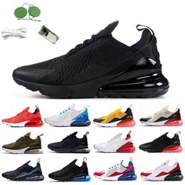 270 Mens Womens Running shoes sneakers Anthracite Core Triple Black White tiger USA University Red UNC Mesh Cactus Medium Olive Brown outdoor trainers sports 36-45