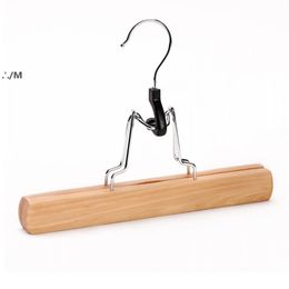 Pant Hangers Hooks Rack Non-slip Wood Collection Slack Hanger Pants Hair Extensions Hanger Sea Shipping CCC811