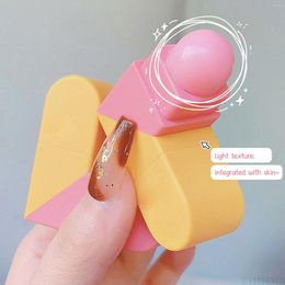 Lip Gloss Cute Love Double Head Design Transparent Lipstick Moisturising Long Lasting Hydrating Care Makeup Base