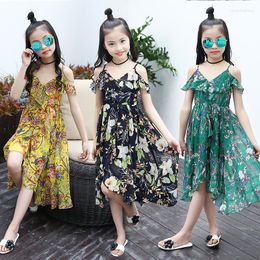 Girl Dresses Girls Dress Bohemian Summer Kids For 2023 Casual Beach Sundress Teenage Teen Clothes 6 8 10 12 14 Year