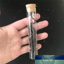 100pcs 18ml 22ml 30ml Mini Corks Bottles Clear Glass Straight Mouth Jars Empty Healthy and Glass Vials Bottle