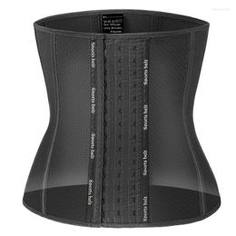 Women's Shapers Women's Corset Natural Latex Waist Trainer Colombian Girdles Fitness Shapewear With Hooks Tummy Slimming Belt After