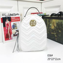 whole backpack women famous backpacks leisure fashion leather quilted mochila designer Italy red bag271G