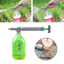 Manual High Pressure Air Pump Sprayer Adjustable Drink Bottle Spray Head Nozzle Garden Watering Tool Sprayer Agriculture Tools RRA897