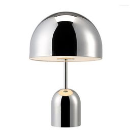 Table Lamps Lamp For Bedroom Night Touch Switch LED Rechargeable Metal Bathroom Dining Room Lighting Decorative