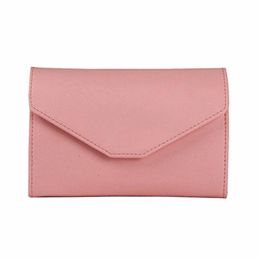 Carteira de passaporte de viagem para mulheres RFID Wristlet Slim Family Tits Tri-Fold Document Organizer Holder264f