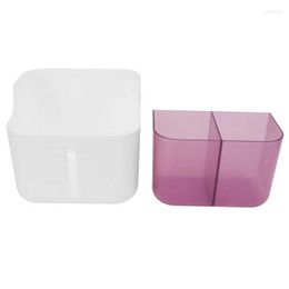 Storage Boxes Desktop Box Pencil Card Holder Easy Cleaning For Office Cosmetics