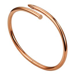 Nail bracelets designer bracelets women luxury jewelrys fashion bracelet titanium steel alloy gold plating craft never fade Christmas Jewellery gifts