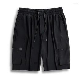 Men's Shorts Summer Men Cargo Sports Pockets Print Plus Size 6XL 7XL 8XL Casual Thin Loose Out Door Elasticity Fat