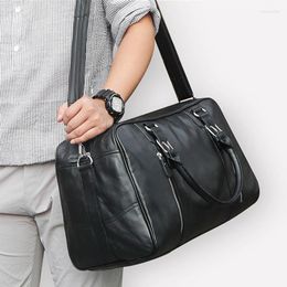 Duffel Bags Men Genuine Leather Large Travel Business Tote Big Weekend Bag Man Real Duffle Hand Luggage Male Handbag