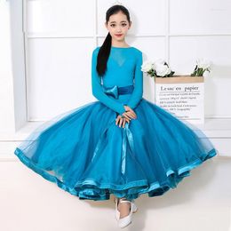 Stage Wear D0802 Teens Dancing Dress Children's Modern Dance Costumes Girls National Standard Hip Hop Clothing Holographic