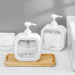 Storage Boxes Transparent Dispensing Bottle 300ml Bathroom Sub-bottling For Shampoo Hand Sanitizer Shower Gel Visual Lotion Empty