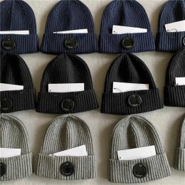 Beanie/skull Caps Mens Beanie Cap Cp Designer Hats Casual Warm Thick Knitted Hat Woolen Hat Beaniehats All Match Couple Models