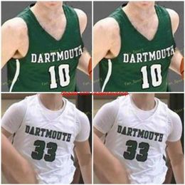 CUSTOM NCAA College Dartmouth Big Green Basketball Jersey 0 Will Emery 1 Taurus Samuels 2 Isaac Letoa 3 Ian Carter 4 Trevon Ary-Turner Custo