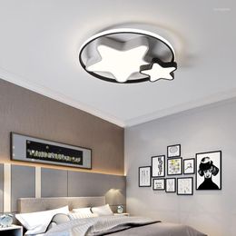 Ceiling Lights Modern Children's Room Bedroom LED Lamp Living Chandelier Balcony Kindergarten Five-pointed Star