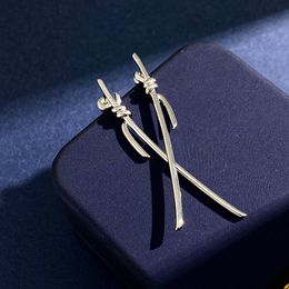 Tiffanyjewelry New Designed Bracelet Knot Rope Full Diamonds Pendant Charm Ladies Luxurious Cross Diamond Women's Tiffanyjewelry Bracelet Designer Jewelry 777