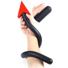 Beauty Items 40/50/60cm Long Anal Plug For Women Men Cosplay Devil Tail Butt Silicone Huge sexy Toys plug Shop