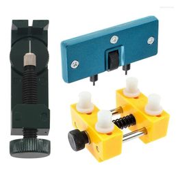 Watch Repair Kits 1 Set Metal Link Pin Remover Adjuster Band & Case Back Opener Holder Tool