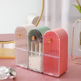 Storage Boxes Makeup Organizer Box Lipstick Dustproof Cosmetics Rack Eye Shadow Brush And Eyebrow Pencil Make Up