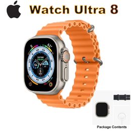 IWatch Ultra 8 Smart Watches 49 мм 1; 1 копия с GPS Bluetooth беспроводной зарядной энкодер Smart Wwatch IWO для Apple iPhone 14 13 12 11 Pro Max X Plus iOS