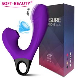 Beauty Items Powerful Sucking Vibration Dildo Vibrator for Women G Spot Clitoris Sucker Clit Vacuum Stimulator Female sexy Toys Adults 18