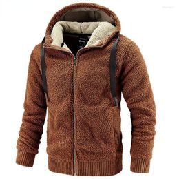 Men's Down Fleece Jacket Hooded Large Size Winter Parka Men Windbreakers Thick Warm Anorak Nice Husband Autumn Black Fur Coat Male