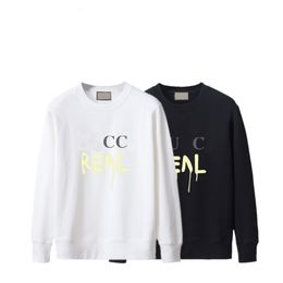 2023 mens Sweatshirt designer Co-branding Hoodie pullover slim fit casual Round collar sweater paris women classic letter REAL print woollen jumper