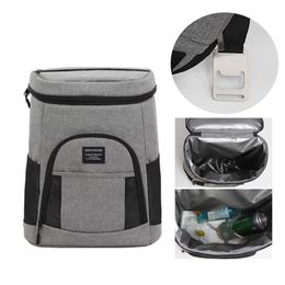 Thermal Cooler Insulated Picnic Bag Functional Pattern For Work Climbing Travel Backpack Lunch Box Bolsa Termica Loncheras2707