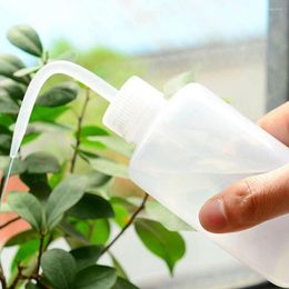 Storage Bottles 20pcs/set 250ml Plastic Squeeze Bottle Dispenser Sauce Liquid Watering Pot Tattoo Wash White Bent Tip Clear Labware