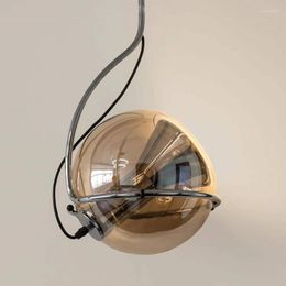 Pendant Lamps Black Light Europe Oval Ball Hanging Turkish Decorative Vintage Bulb Lamp Luxury Designer