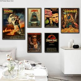 Funny Designed Retro Movie Poster Tin Sign Play Gamer Metal Painting signs Posters Vintage Classic film Wall Poster Decor Wall Plate Kitchen Plaque Home Decor w01